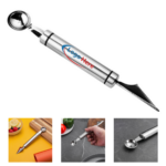 Dual-headed Stainless Steel Spoon with Carve Knife