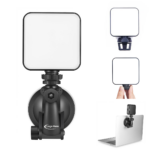 Square Selfie Ring Light with Suction Cup