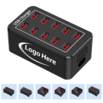 10-Port USB Charging Station