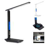 Dimmable LED Desk Lamp with Wireless Charger
