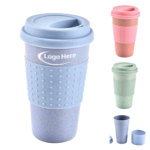 12oz No-slip Wheat Coffee Tumbler