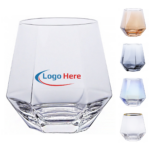 10oz Hexagonal Diamond Wine Glass