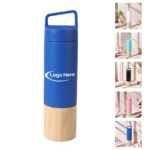 14oz Vacuum Bamboo Tumbler