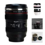 13.5oz Camera Lens Coffee Tumbler