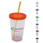 21oz Double Wall Plastic Tumbler