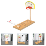Mini Wooden Table Basketball Stress Relief Toy