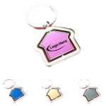 Zinc Alloy House-shaped Keychain