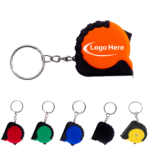 Mini Plastic Tape Measure Keychain