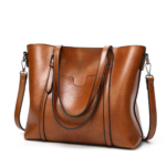 Lady Leather Tote Bag - Image 3