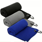 Microfiber Golf Towel with Carabiner - Image 3