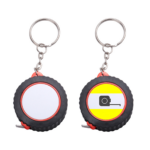 Tire-shaped Tape Measure Keychain - Image 3