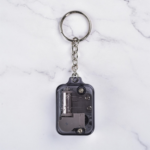 Acrylic Hand Crank Music Box Keychain - Image 3