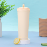 28oz Stainless Steel Insulated Tumbler with Straw - Image 6