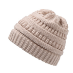 Winter Ponytail Knit Beanie - Image 6