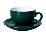 10oz Porcelain Coffee Mug with Saucer - Image 9