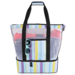 Mesh Beach Bag with Insulated Cooler - Image 7