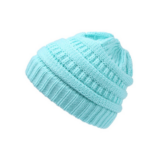 Winter Ponytail Knit Beanie - Image 5