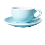 10oz Porcelain Coffee Mug with Saucer - Image 8