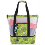 Mesh Beach Bag with Insulated Cooler - Image 6