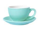 10oz Porcelain Coffee Mug with Saucer - Image 7
