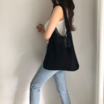 Mesh Shoulder Tote Bag - Image 6