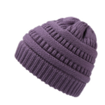 Winter Ponytail Knit Beanie - Image 3