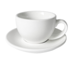10oz Porcelain Coffee Mug with Saucer - Image 6