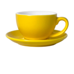 10oz Porcelain Coffee Mug with Saucer - Image 3