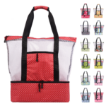 Mesh Beach Bag with Insulated Cooler - Image 2