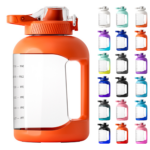 50oz Motivational Clear Water Bottle - Image 2