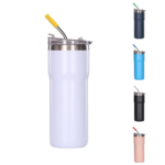20oz Insulated Auto Tumbler with Straw - Image 2