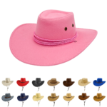 Woolen Western Cowboy Hat - Image 2