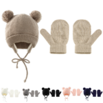 Children's Winter Warm Beanie Set - Image 2