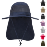 Fisherman Hat with Neck Cover Flap - Image 2