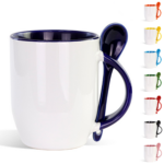 12oz Coffee Mug with Spoon - Image 2