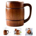 13oz Barrel Shaped Beer Mug - Image 2