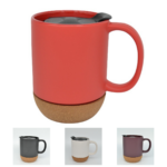 14oz Cork Bottom Ceramic Mug - Image 2