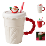 13.5oz Christmas Tree Ceramic Mug - Image 2