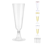 5 Oz Plastic Clear Wine Cup - Image 2