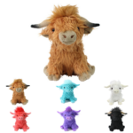Realistic Highland Cow Plush Toy