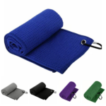 Microfiber Golf Towel with Carabiner - Image 2