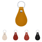 Teardrop PU Leather Keychain - Image 2