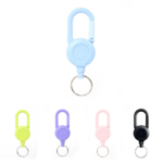 Elasticized Drawstring Retractable Keychain - Image 2