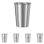 12oz Stainless Steel Drinking Cup - Image 2