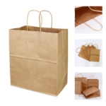 Kraft Paper Gift Tote Bag - Image 2