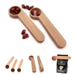 Bamboo Coffee Scoop & Clip - Image 2