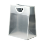 Frosted Clear Waterproof Plastic Tote Bag - Image 6