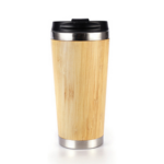 16oz Stainless Steel Bamboo Travel Tumbler - Image 7