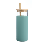 17oz Bamboo Cap Glass Drink Bottle - Image 9