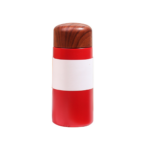 5oz Mini Stainless Steel Bottle with Woodgrain Lid - Image 9